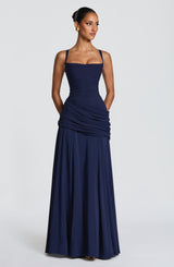SURA MAXI DRESS - NAVY