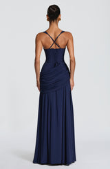 SURA MAXI DRESS - NAVY