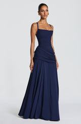 SURA MAXI DRESS - NAVY