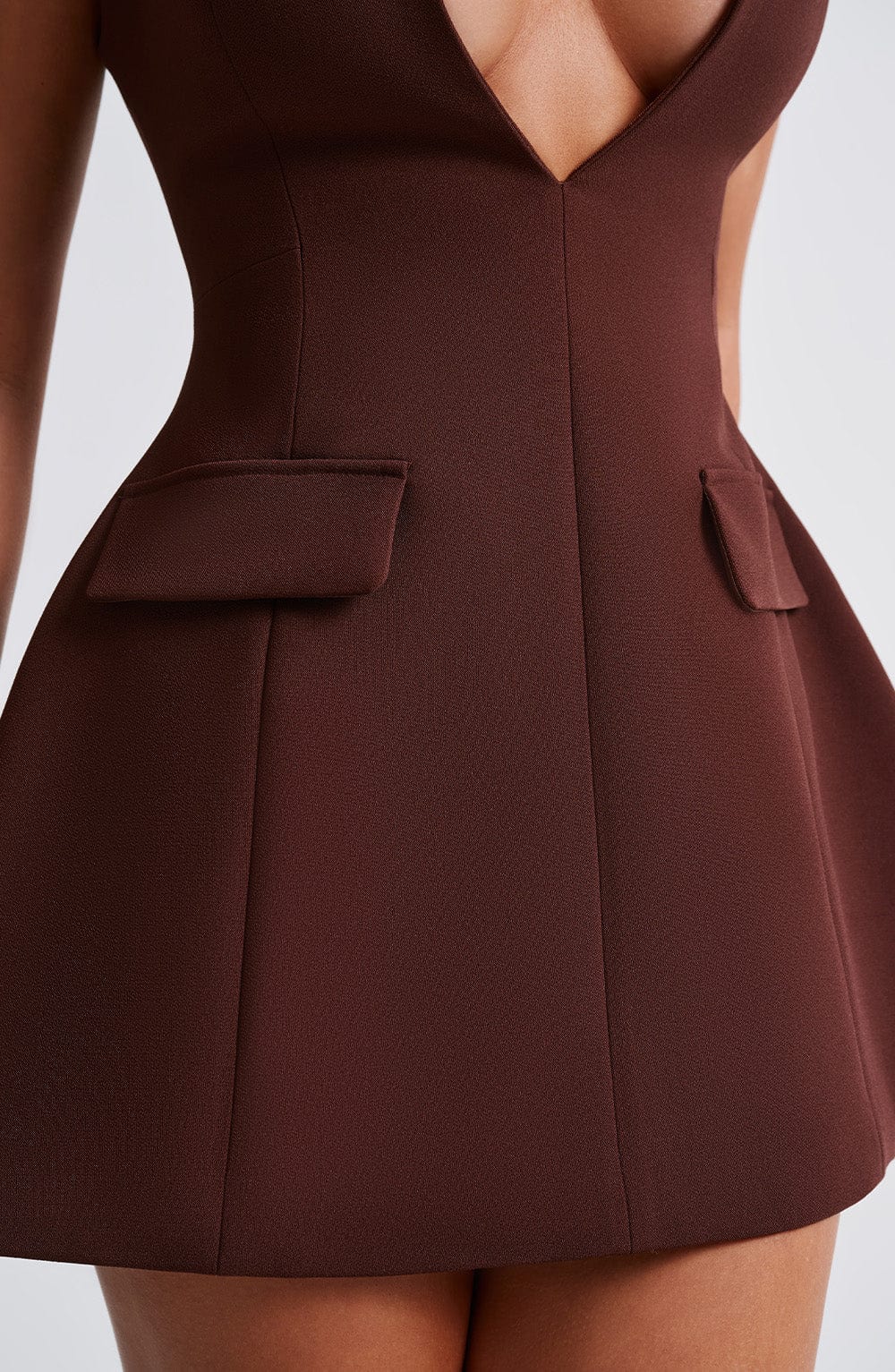 SURI MINI DRESS - BROWN