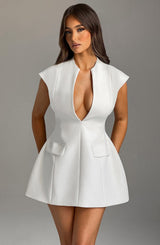SURI MINI DRESS - IVORY