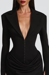 SUSIE MINI DRESS - BLACK
