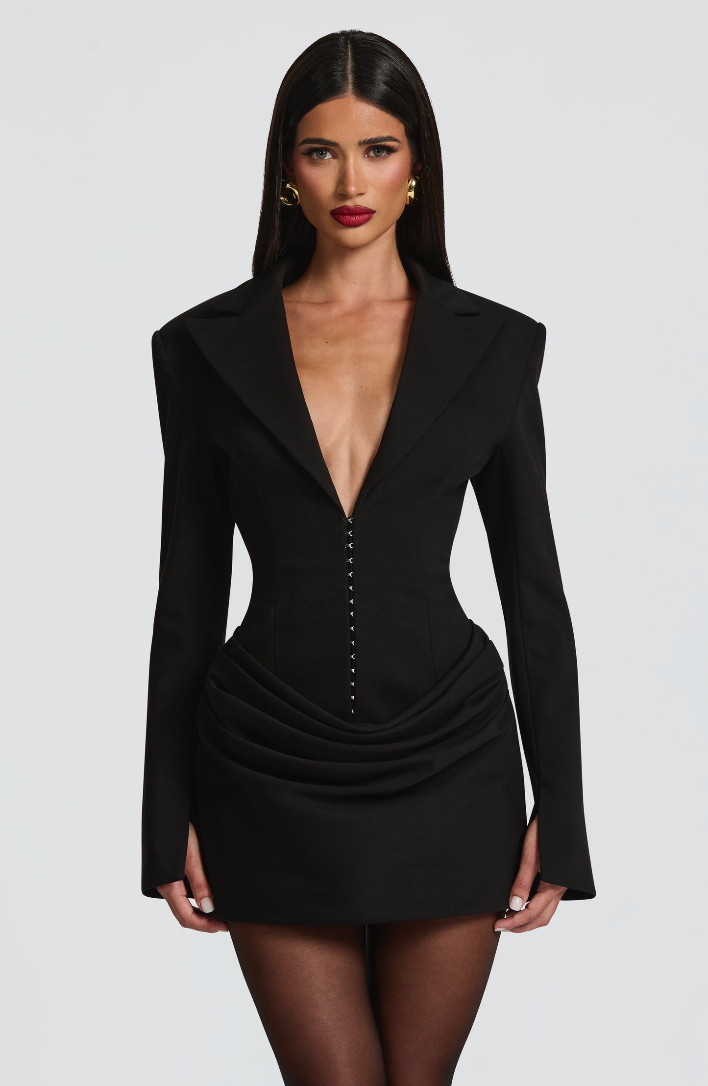 SUSIE MINI DRESS - BLACK