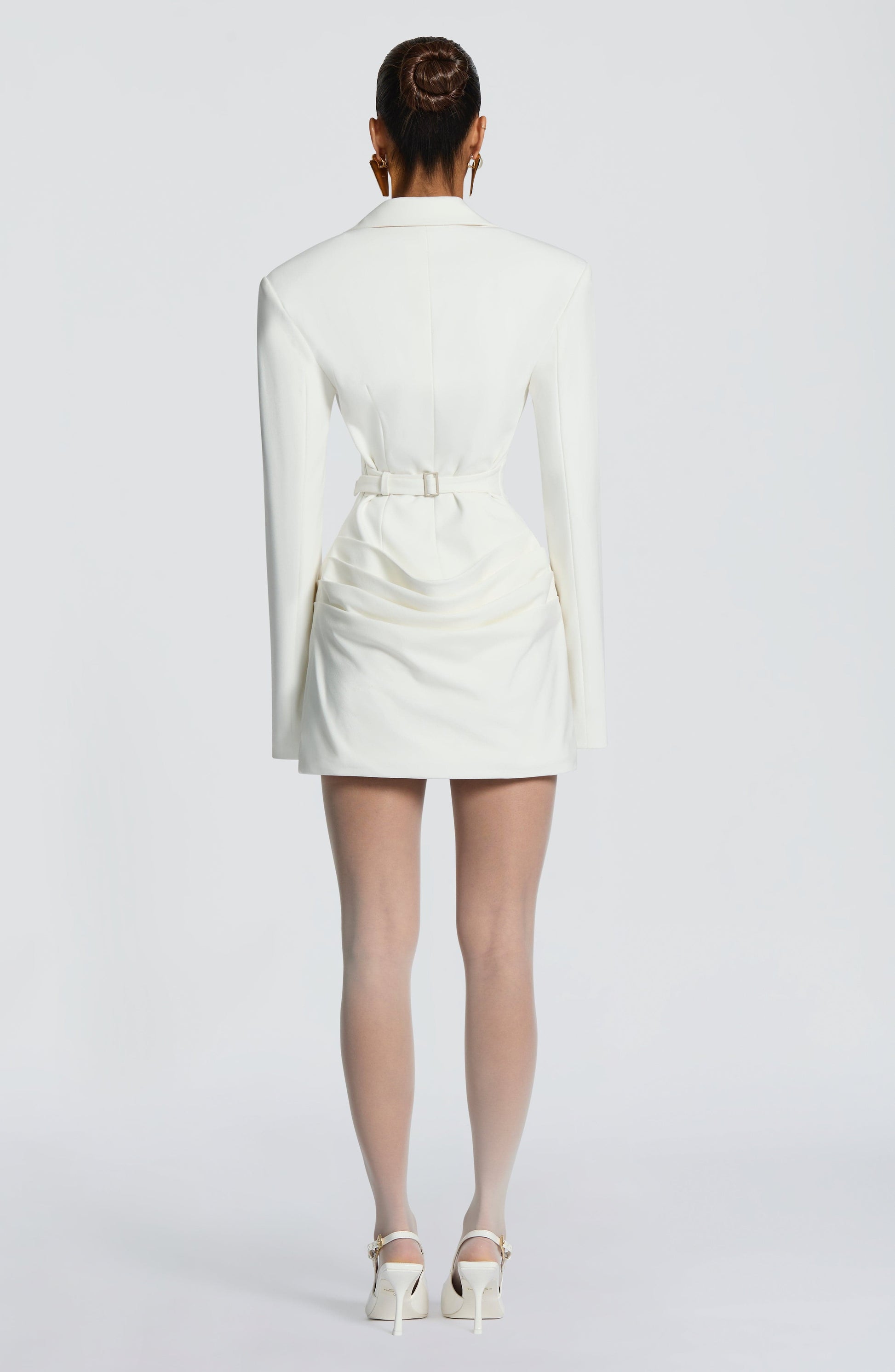 SUSIE MINI DRESS - IVORY