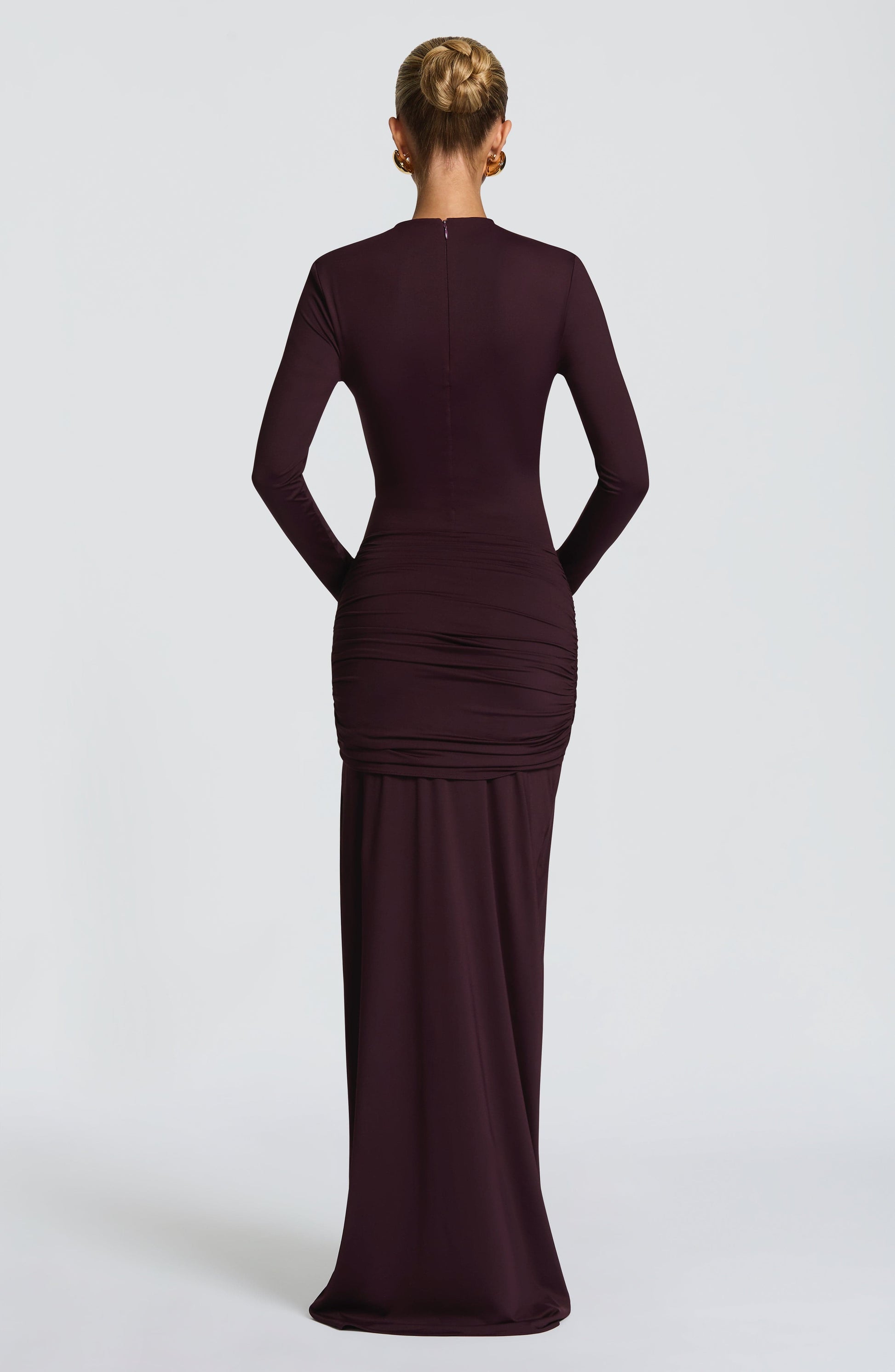 TAHNEE MAXI DRESS - PLUM