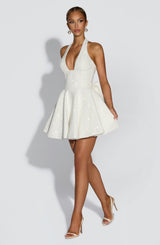 TALARA MINI DRESS - IVORY