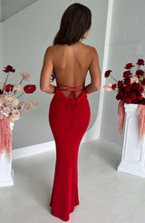 TALISA MAXI DRESS - RED
