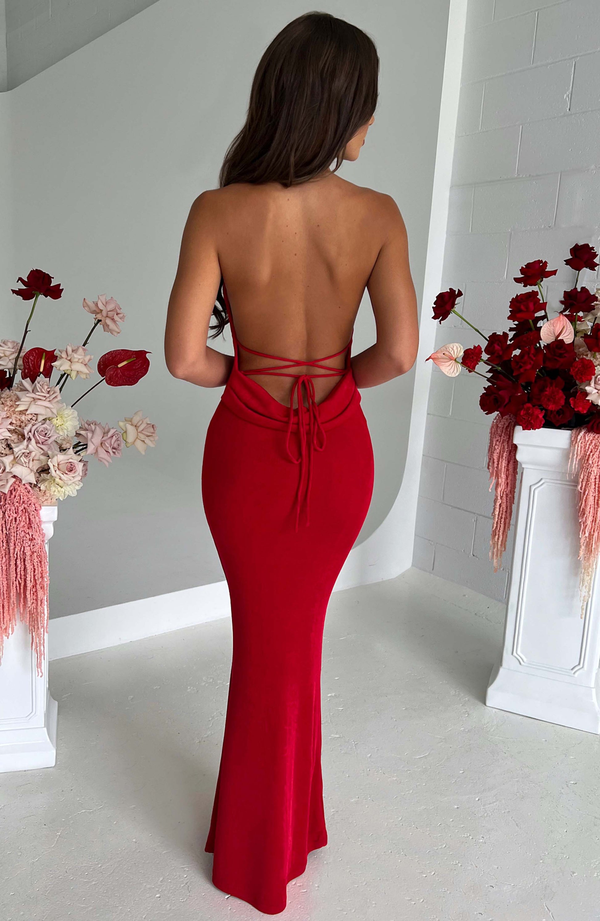 TALISA MAXI DRESS - RED
