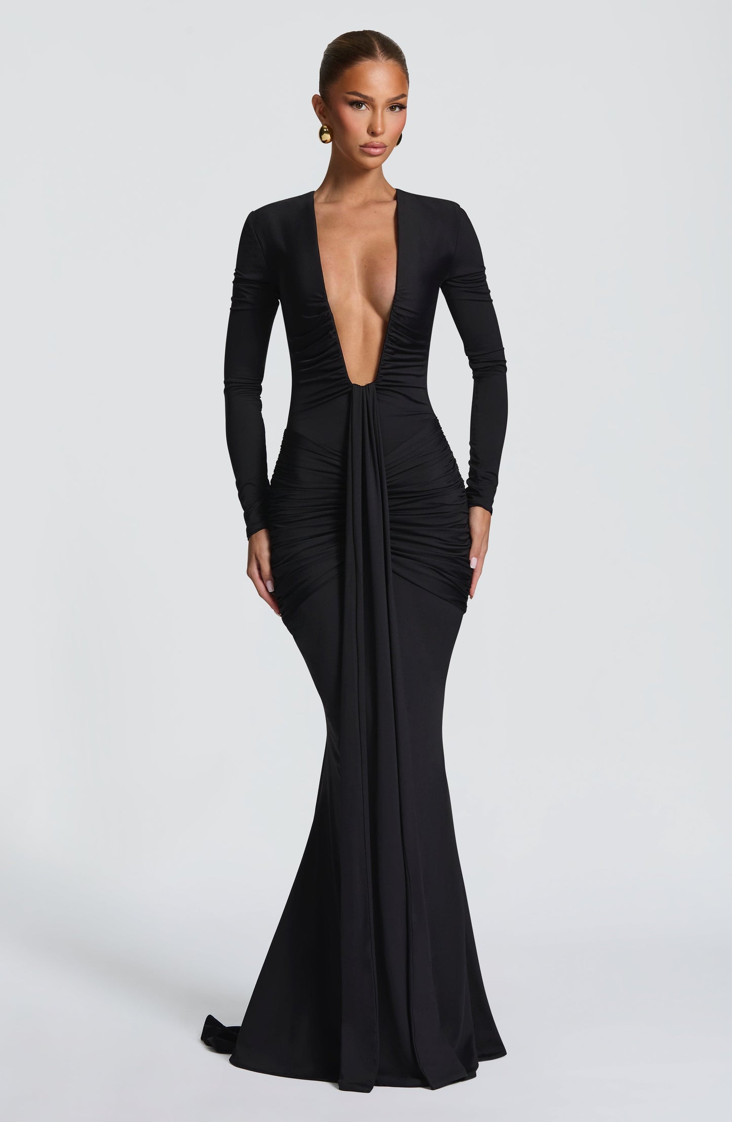 TARA MAXI DRESS - BLACK