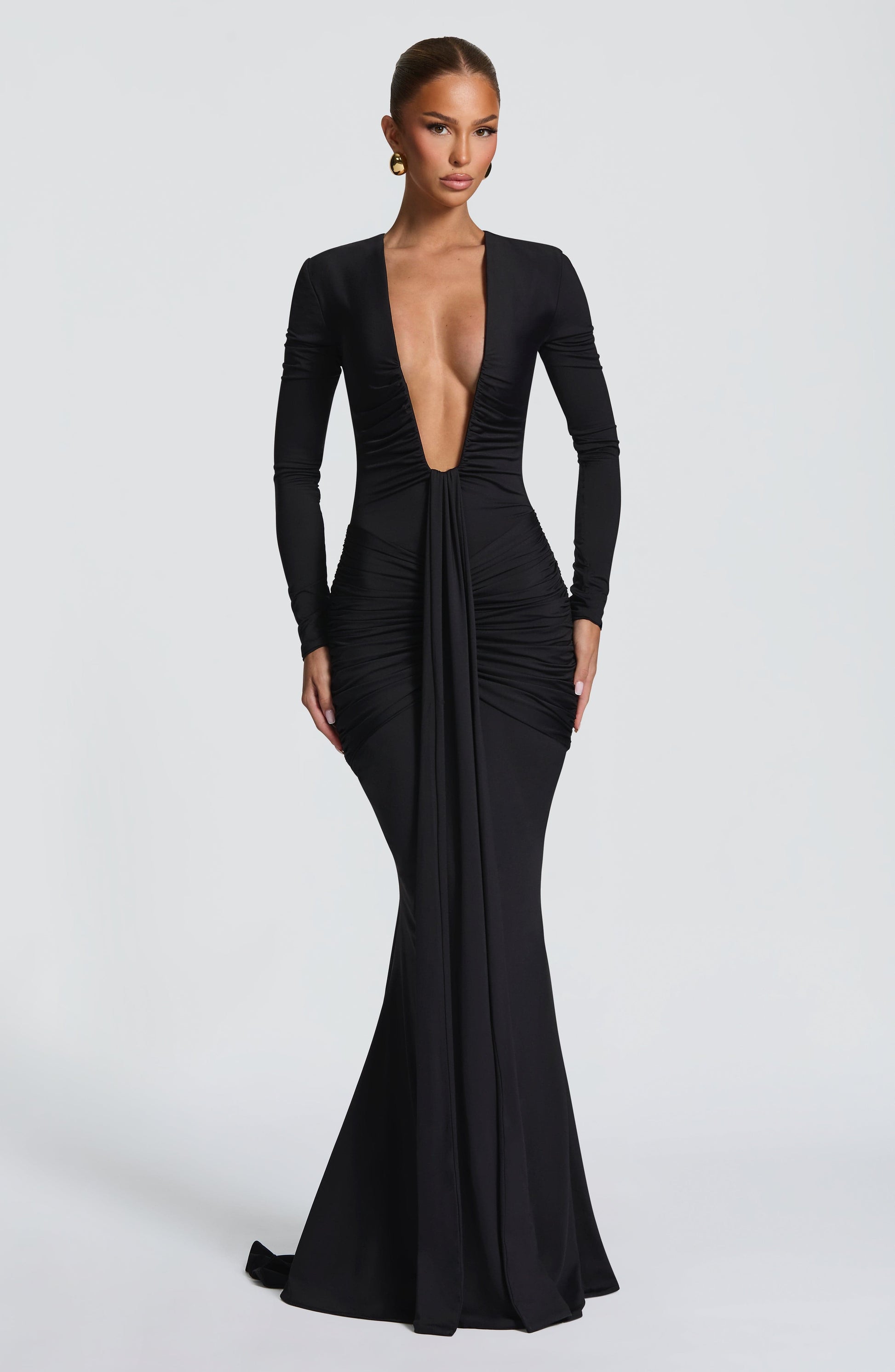 TARA MAXI DRESS - BLACK