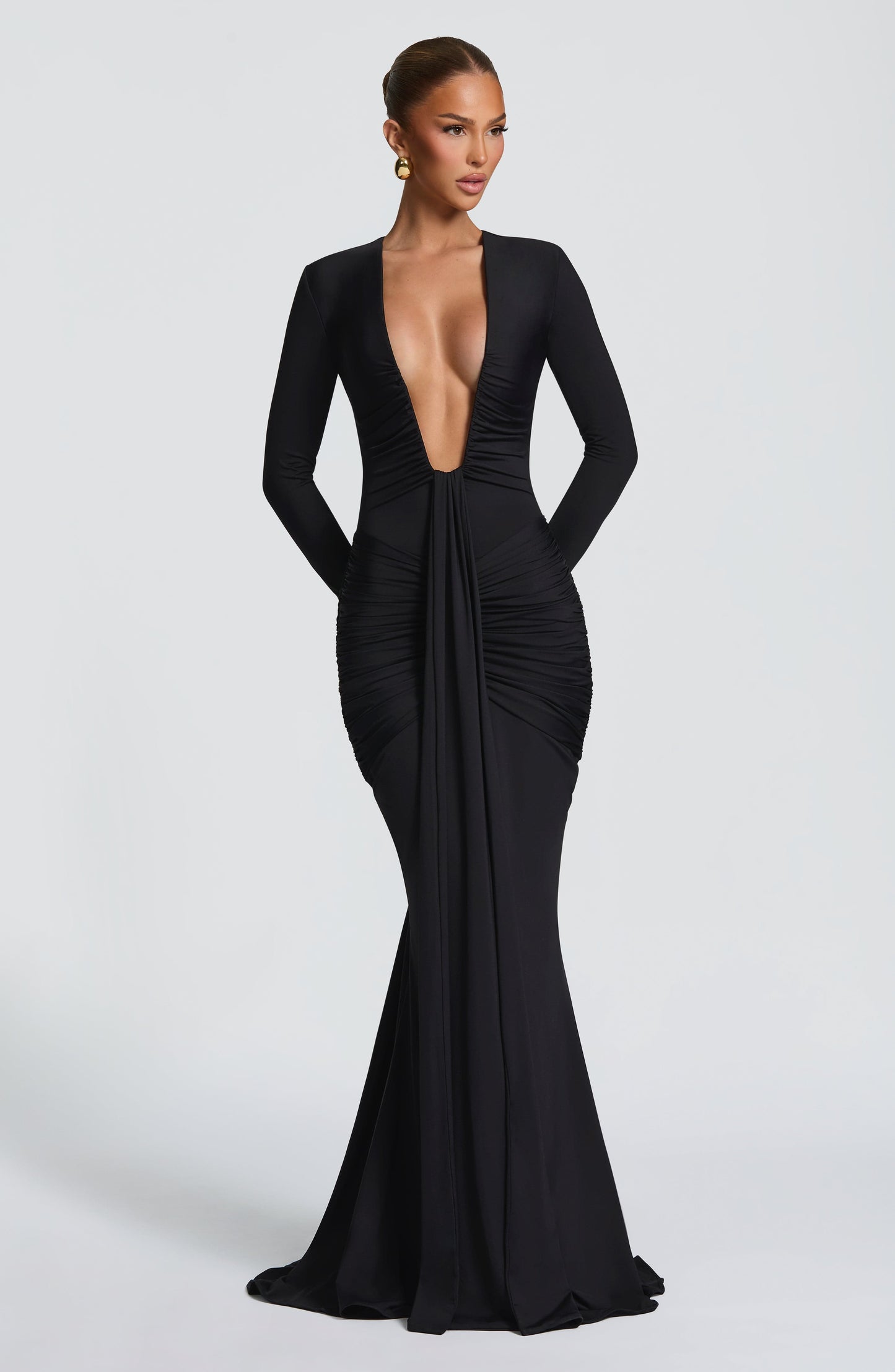 TARA MAXI DRESS - BLACK