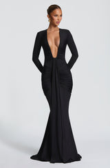 TARA MAXI DRESS - BLACK