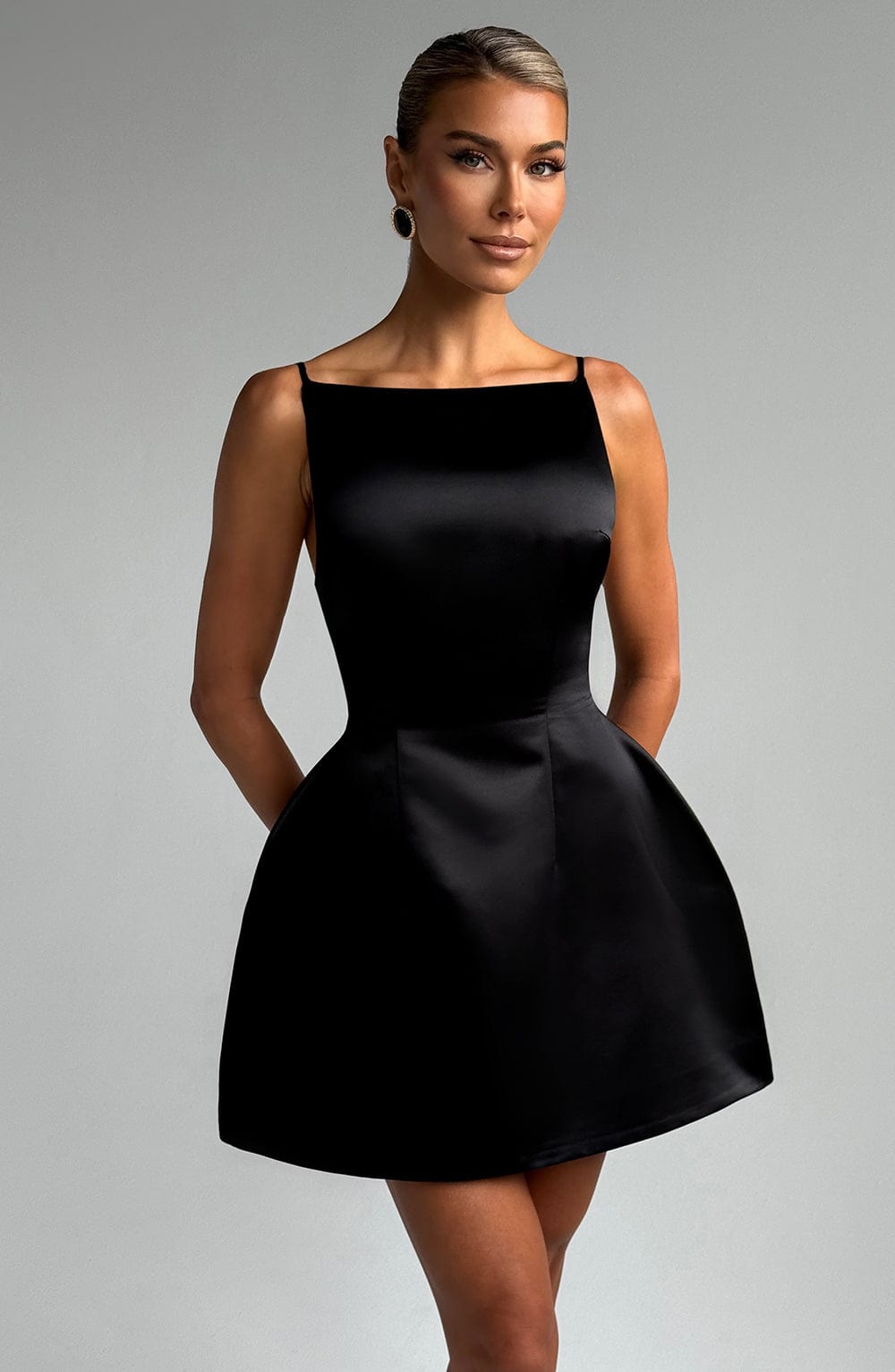 TATE MINI DRESS - BLACK