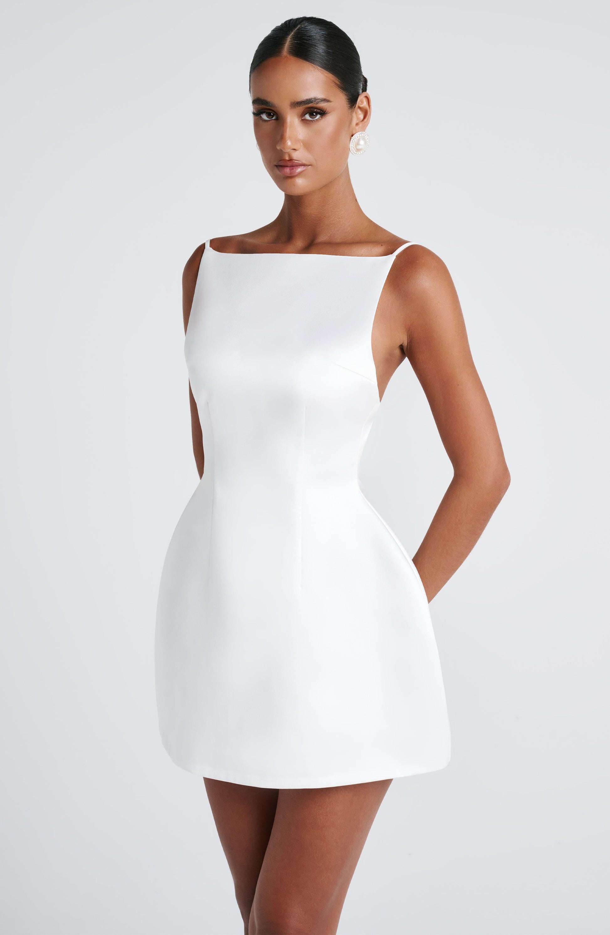 TATE MINI DRESS - IVORY