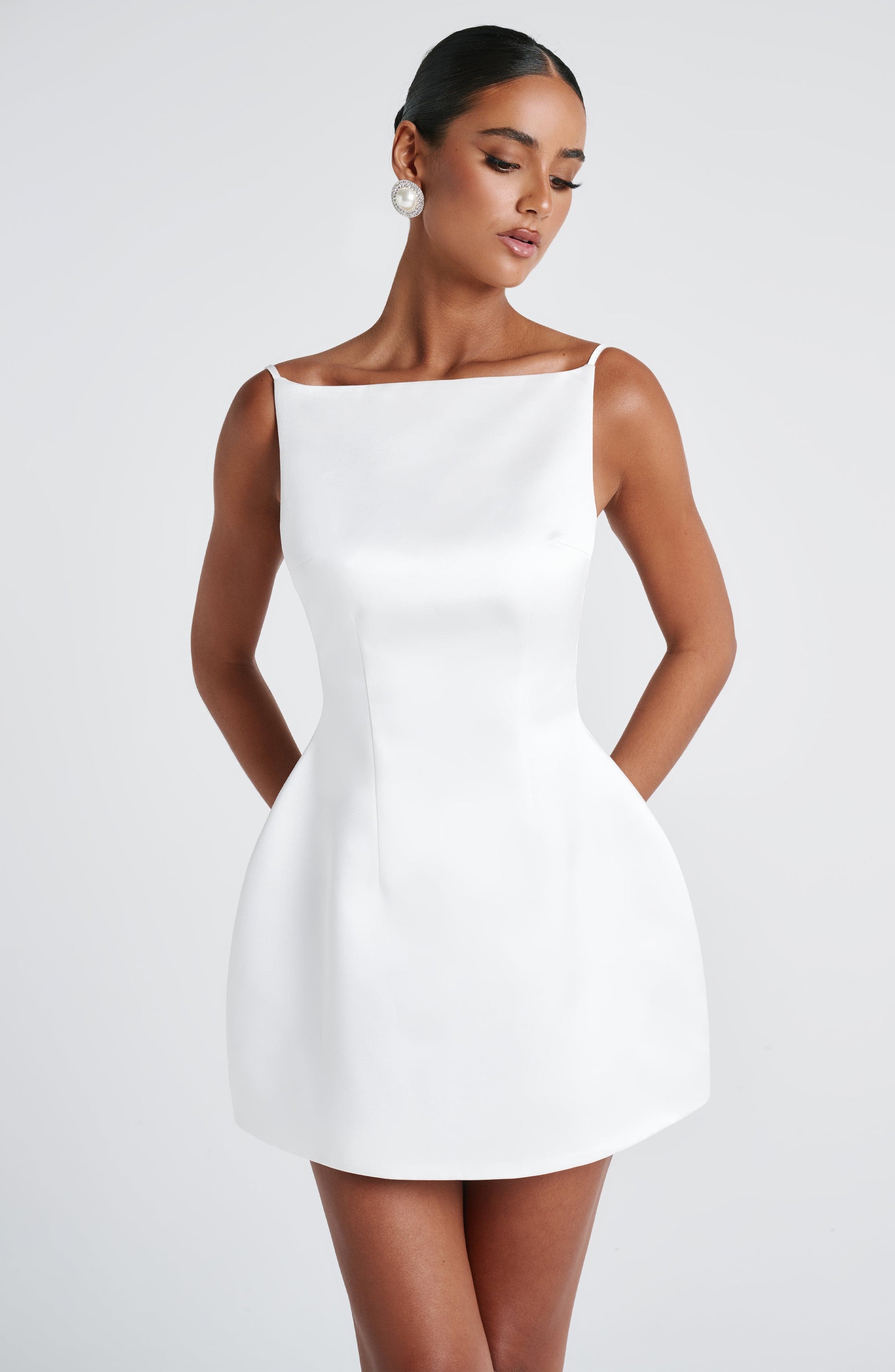 TATE MINI DRESS - IVORY