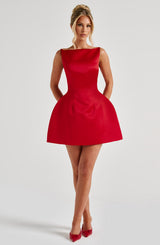 TATE MINI DRESS - RED