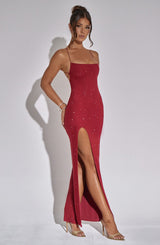 TATUM MAXI DRESS - RED