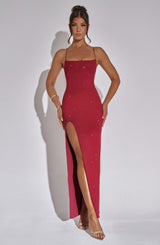 TATUM MAXI DRESS - RED