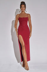 TATUM MAXI DRESS - RED