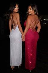 TATUM MAXI DRESS - SILVER