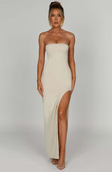TEYANA MAXI DRESS - CREAM