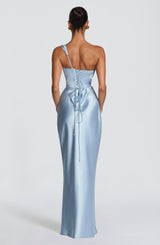 THALASSA MAXI DRESS - GLACIER BLUE