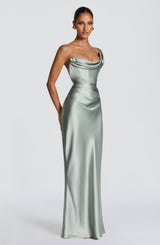 THALASSA MAXI DRESS - SAGE