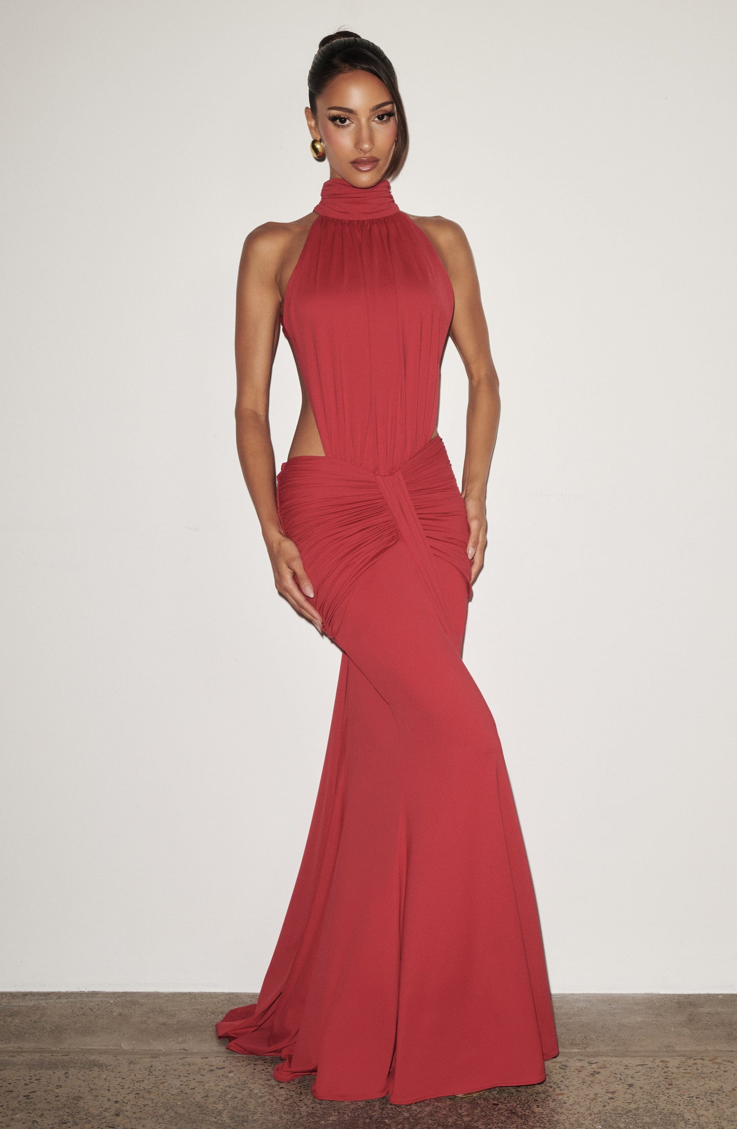 THEKLA MAXI DRESS - RED