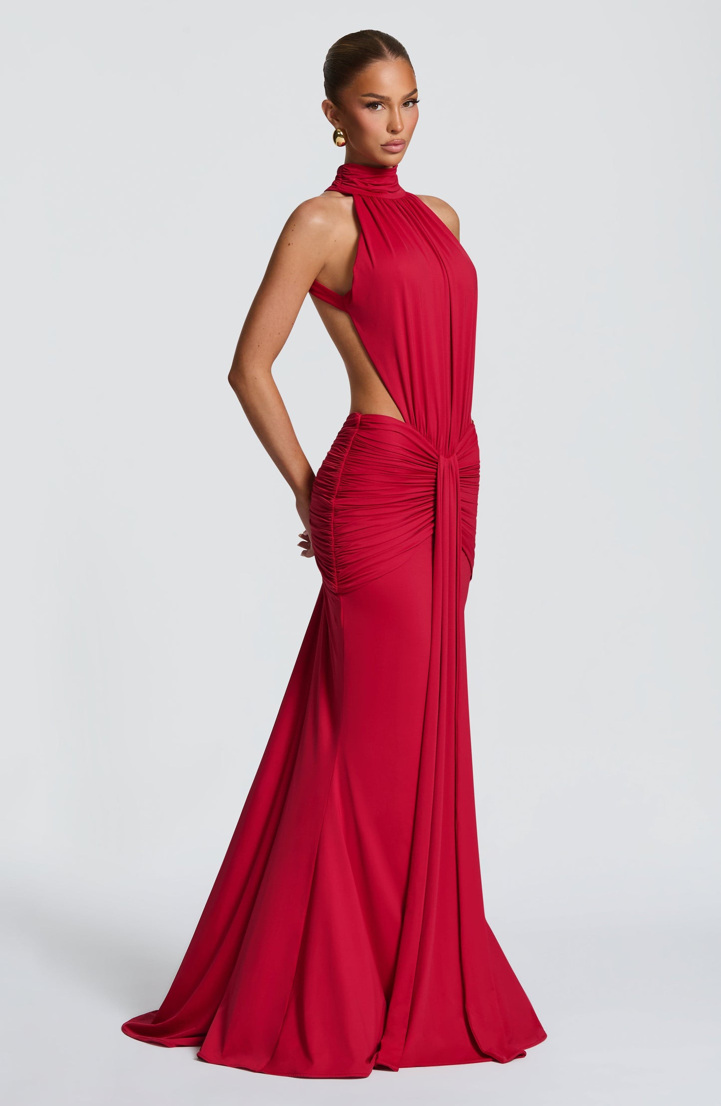 THEKLA MAXI DRESS - RED