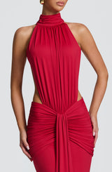 THEKLA MAXI DRESS - RED