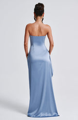 TIAN MAXI DRESS - DUSTY BLUE