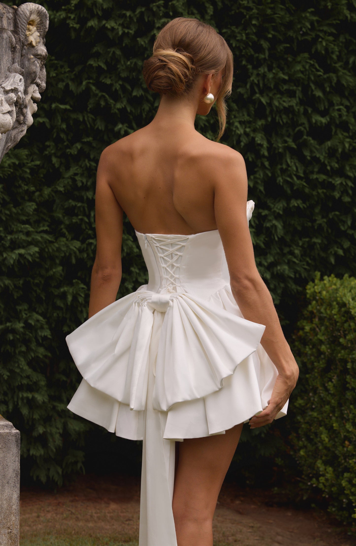 TRINITY MINI DRESS - IVORY
