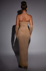 TRIXIE MAXI DRESS - GOLD SPARKLE