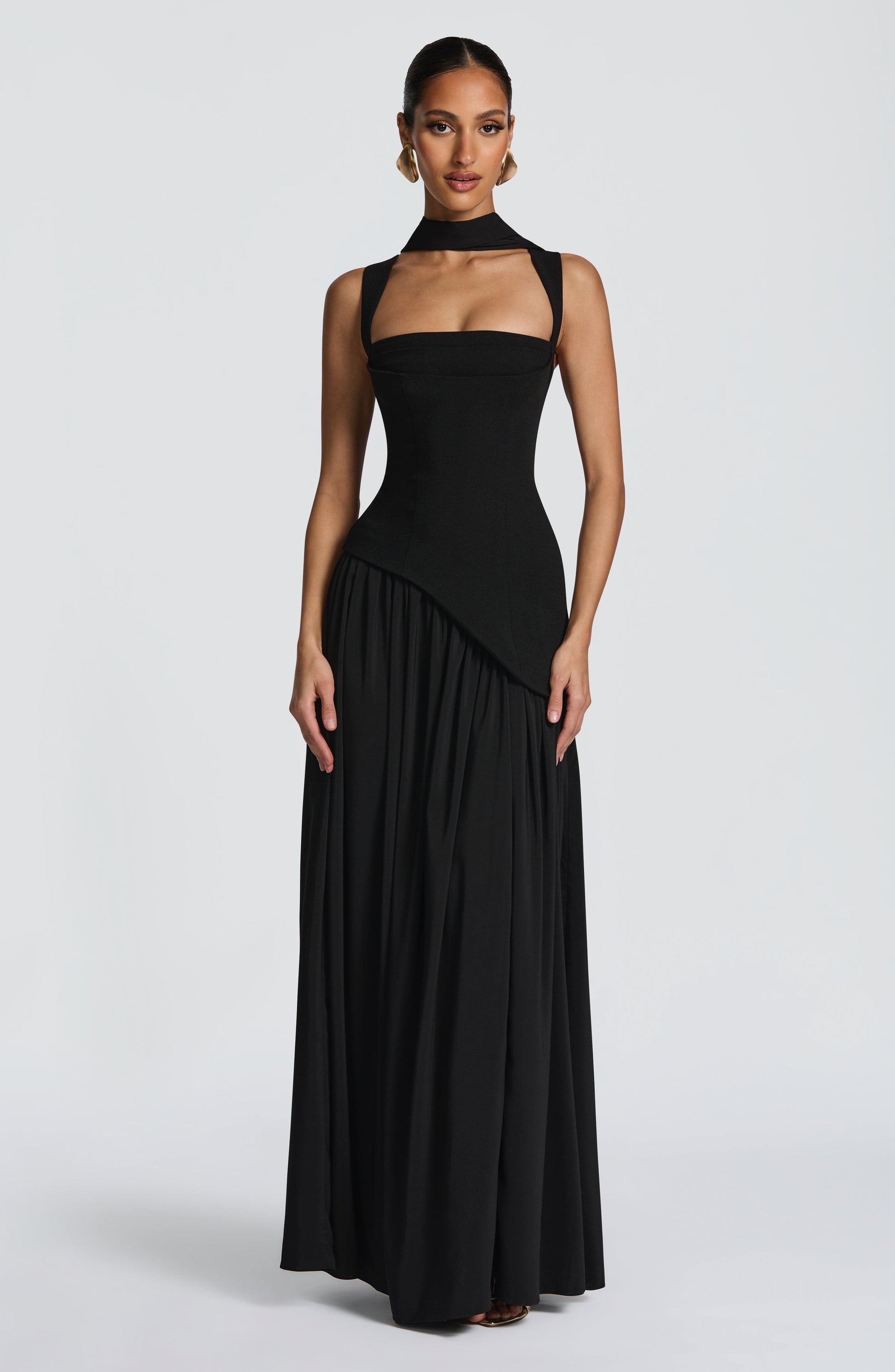 TULLULAH MAXI DRESS - BLACK