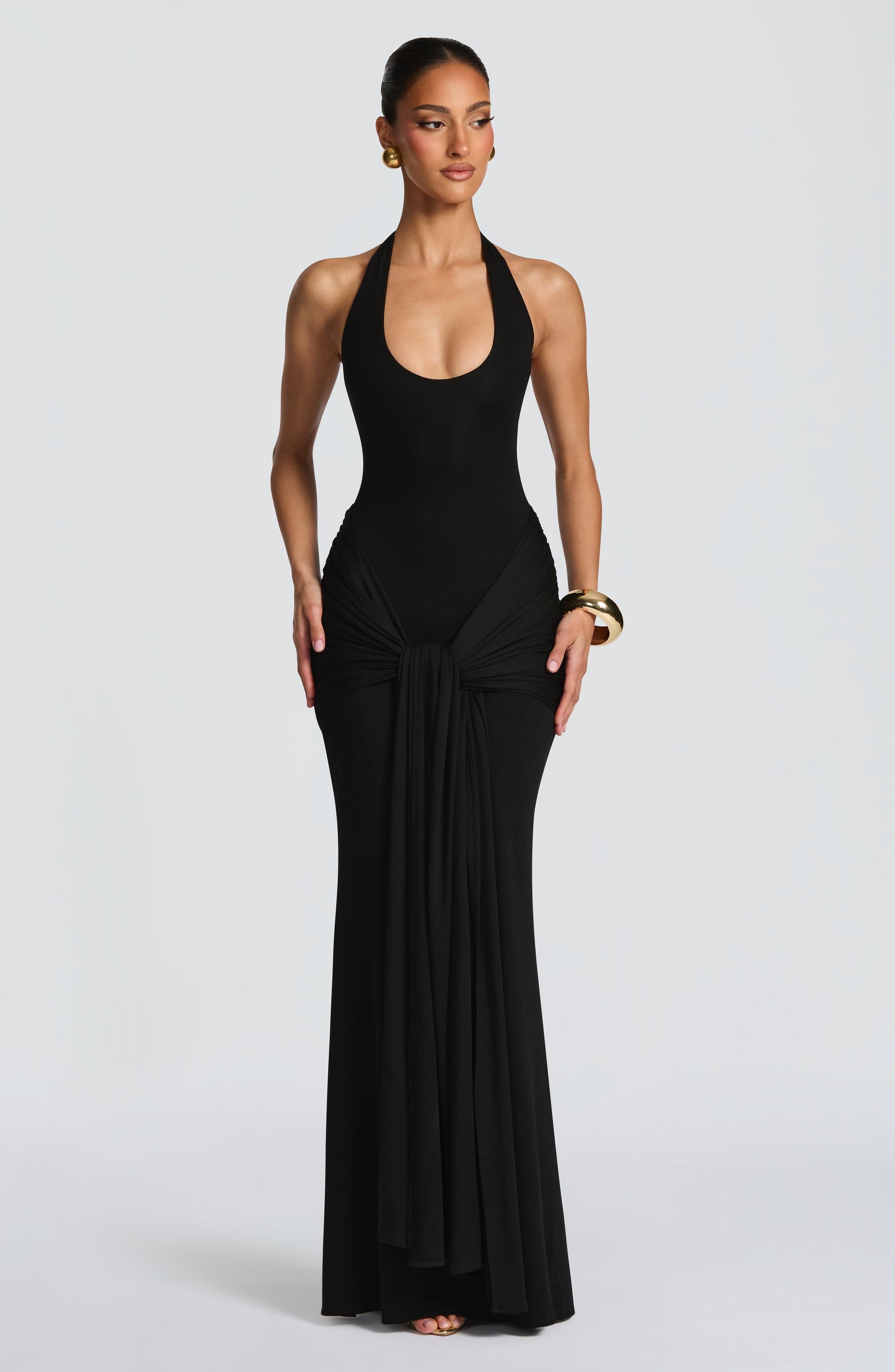 VENEDA MAXI DRESS - BLACK