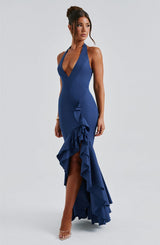 VERONIQUE MAXI DRESS - NAVY