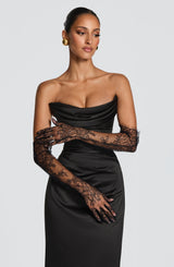 VESSA MAXI DRESS - BLACK
