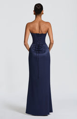 VESSA MAXI DRESS - NAVY
