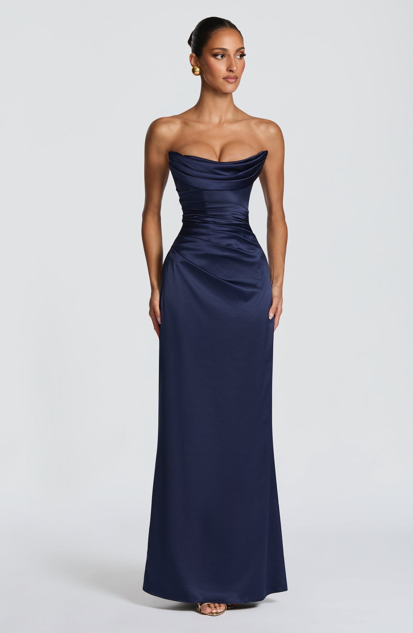 VESSA MAXI DRESS - NAVY