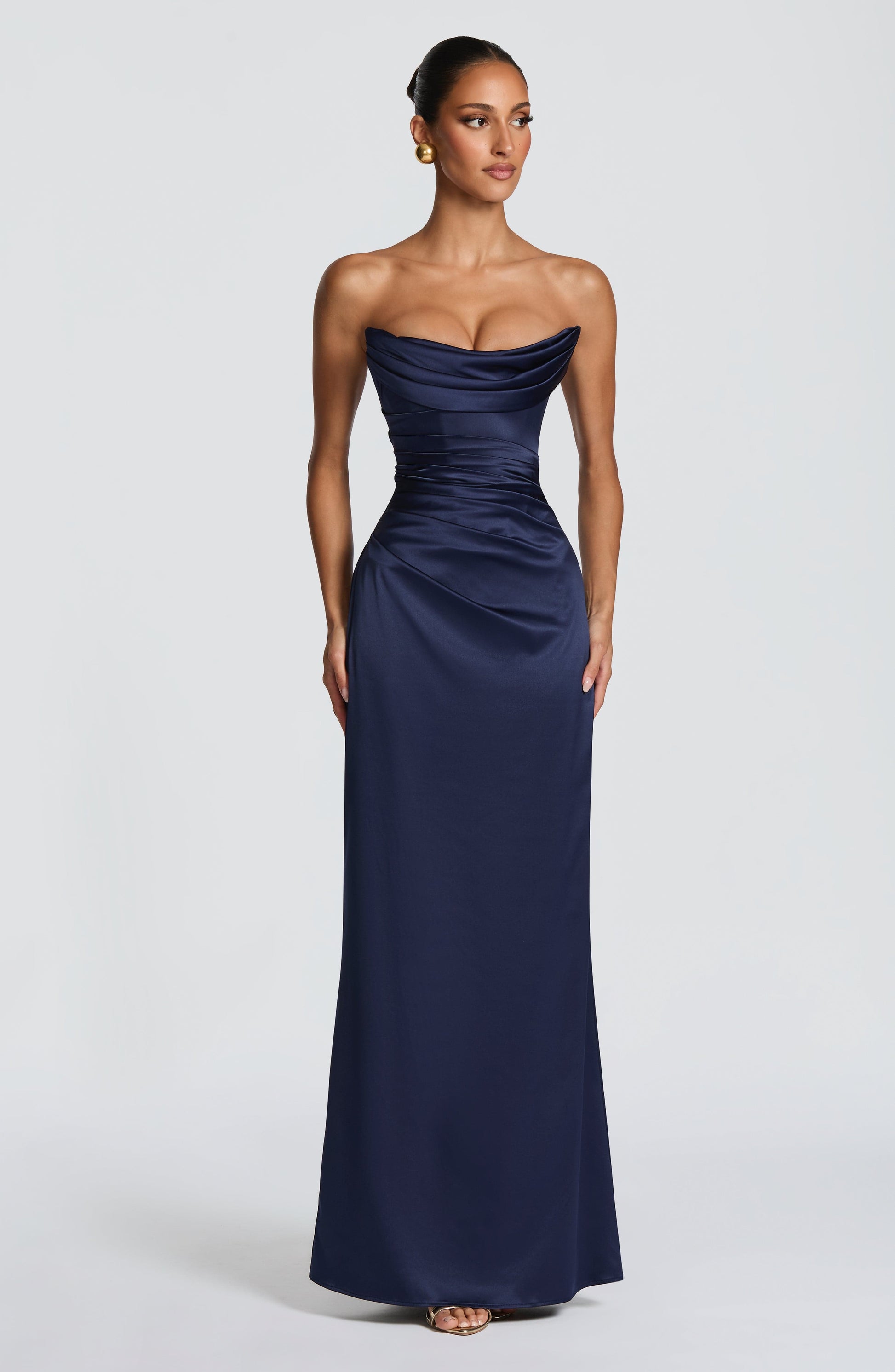 VESSA MAXI DRESS - NAVY