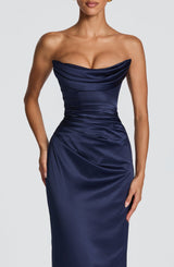 VESSA MAXI DRESS - NAVY
