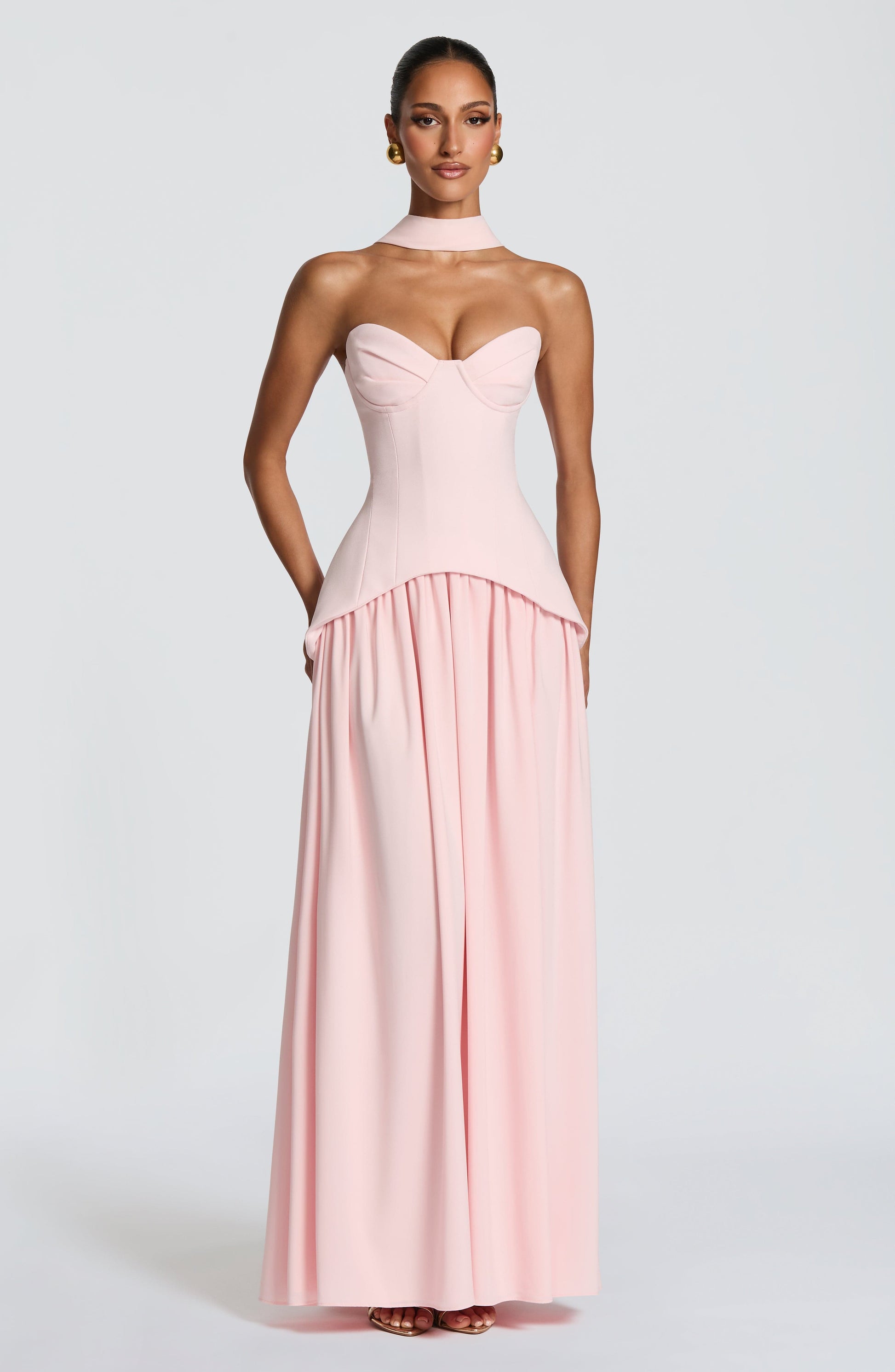 VIETTA MAXI DRESS - BLUSH