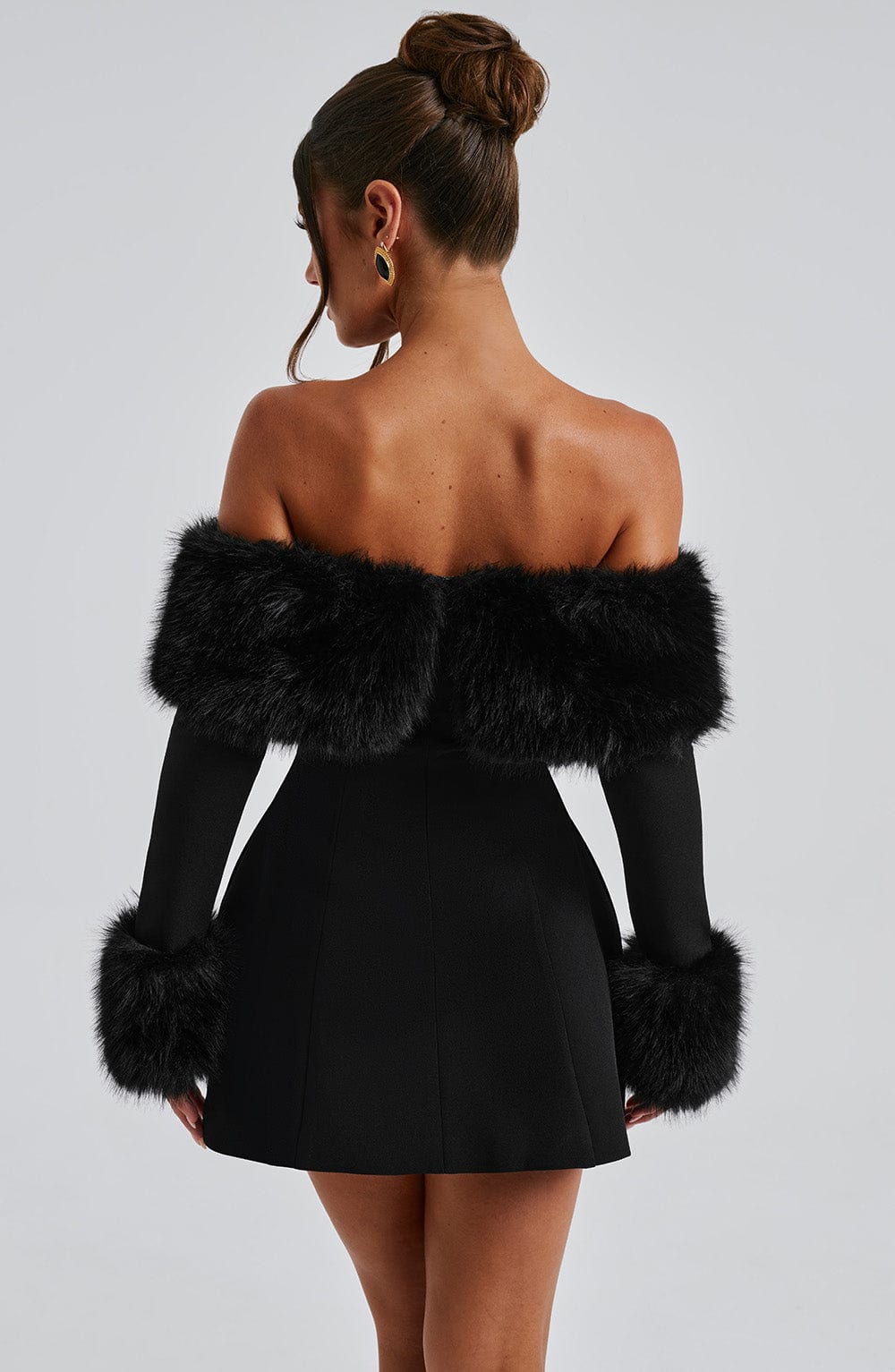 VILLANELLE MINI DRESS - BLACK