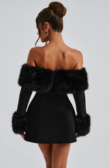 VILLANELLE MINI DRESS - BLACK