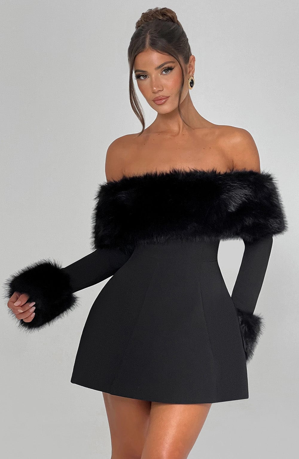 VILLANELLE MINI DRESS - BLACK