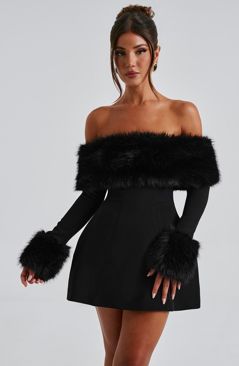 VILLANELLE MINI DRESS - BLACK
