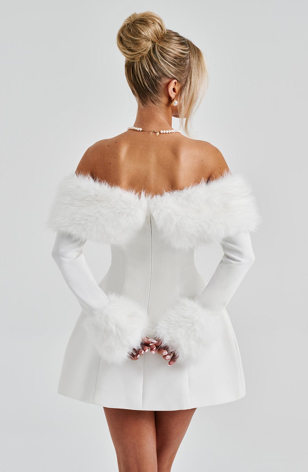 VILLANELLE MINI DRESS - IVORY