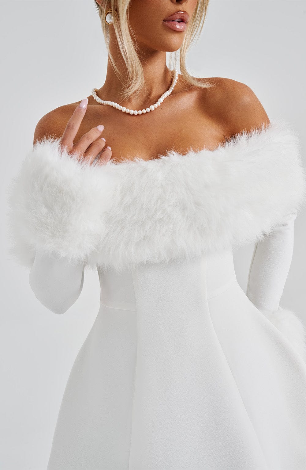VILLANELLE MINI DRESS - IVORY