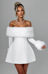 VILLANELLE MINI DRESS - IVORY