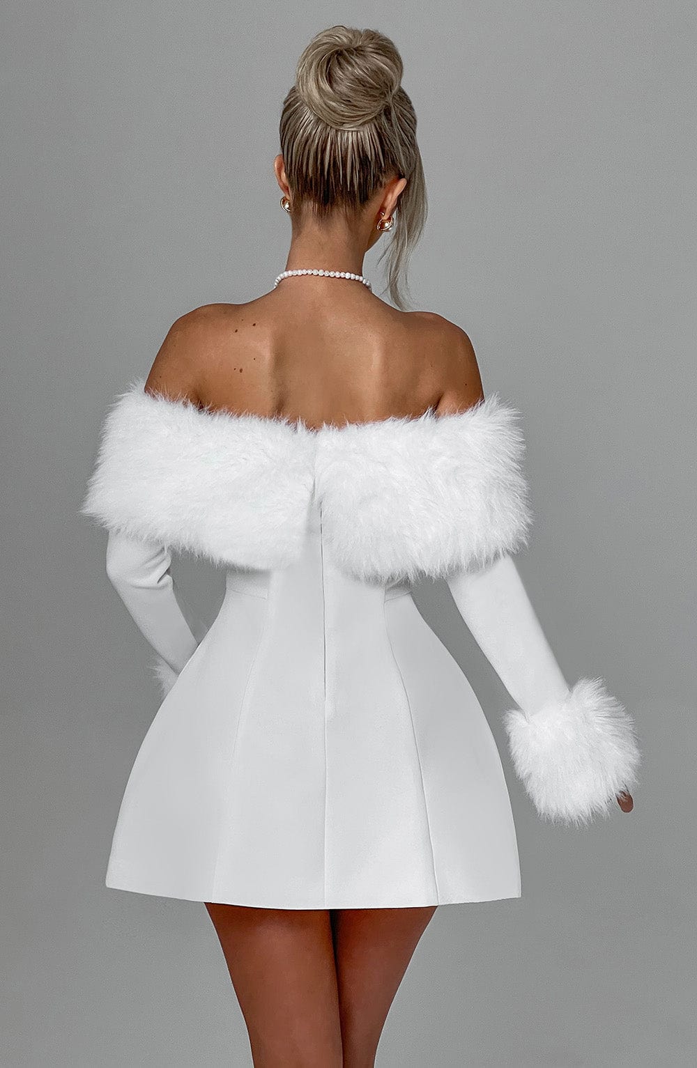 VILLANELLE MINI DRESS - IVORY